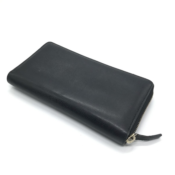 GUCCI Interlocking GG Round Zip Long Wallet Black - Picture 3 of 8